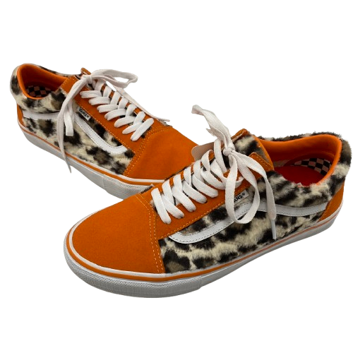 シュプリーム SUPREME Vans Leopard Old Skool Orange メンズ靴 スニーカー オレンジ 29.0cmサイズ 201-shoes1332