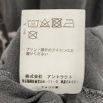 アルケミスト ALCHEMIST ダメージ加工 AL-A18-0000-015 ロンT グレー Mサイズ 201MT-4112