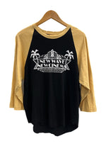 ダイリク DAIRIKU New Raglan Tee ニュー ラグラン Tシャツ 黄 23SS C-5 ロンT イエロー Lサイズ 101MT-4555