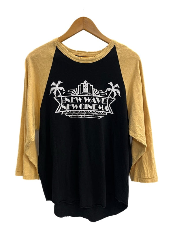ダイリク DAIRIKU New Raglan Tee ニュー ラグラン Tシャツ 黄 23SS C-5 ロンT イエロー Lサイズ 101MT-4555