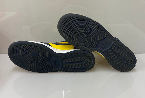 ナイキ NIKE ダンク ハイ Dunk High "MICHIGAN" VARSITY MAIZE/MIDNIGHT NAVY CZ8149-700 メンズ靴 スニーカー ロゴ ネイビー 28cm 201-shoes847