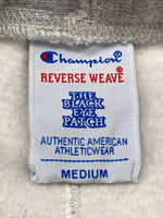ブラックアイパッチ BLACK EYE PATCH × Campion チャンピオン REVERSE WEAVE リバースウィーブ スウェット パンツ 灰 刺繍 C8-Y226 ボトムスその他 グレー Mサイズ 104MB-308