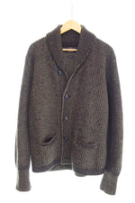 ダブルアールエル RRL ラルフローレン LOW GAUGE SHAWL COLLAR CARDIGAN ローゲージショールカラーカーディガン  カーディガン ブラウン LLサイズ 103MT-2448