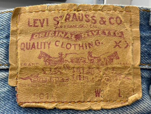 【曜日割引対象外】 リーバイス Levi's 80's 501 脇割り バレンシア製 デニム ブルー W31サイズ 201MB-783 VB