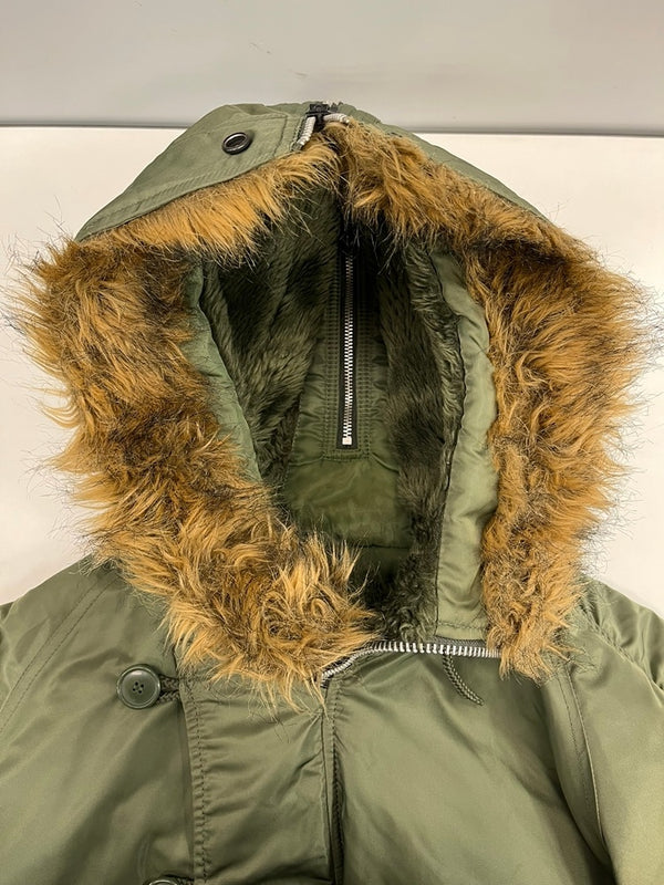 アルファインダストリーズ ALPHA INDUSTRIES N-2B フライトジャケット ミリタリージャケット 緑 2010-021 XL ジャケット カーキ 101MT-5200