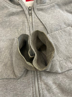 シュプリーム SUPREME 15FW 15AW Hooded Logo Zip Up Parka フードロゴジップアップパーカー 灰 グレー パーカ グレー Sサイズ 101MT-5001