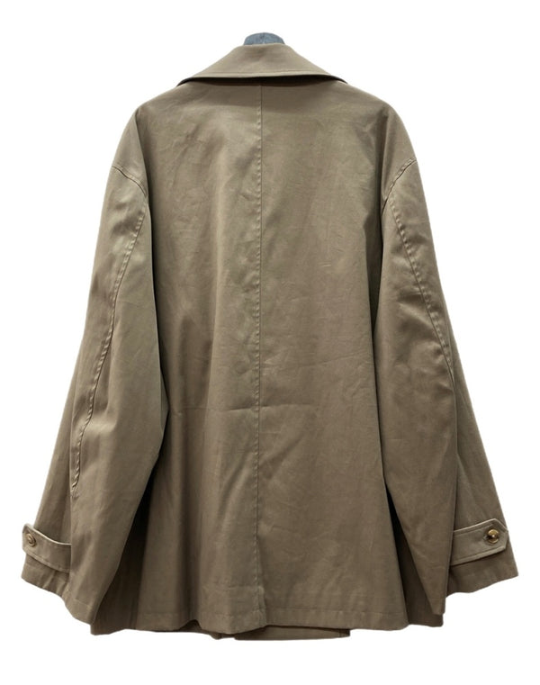 シュタイン stein 22SS OVERSIZED DOUBLE BREASTED HALF COAT オーバーサイズ ダブル ハーフ コート アウター ジャケット 茶 ST.343-1 コート 無地 ベージュ Mサイズ 104MT-2119