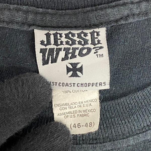 【曜日割引対象外】 ウエストコーストチョッパーズ WEST COAST CHOPPERS JESSE WHO 00's メキシコ製 ロンT ブラック XLサイズ 201MT-3718 VB