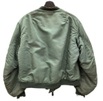 ミリタリー Military Item 50's USAF U.S.AIR FORCE MA-1 1st model Flight Jacket 最初期 黒タグ アメリカ軍 フライトジャケット 緑  ジャケット 無地 カーキ Lサイズ 104MT-1003