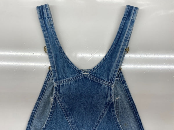 カーハート Carhartt DENIM OVERALL デニム オーバーオール ジップフライ アウトドア 薄手 ワーク つなぎ オールインワン インディゴ 青 ロゴ R07-DST つなぎ・オーバーオール ブルー サイズ 32 104MB-314