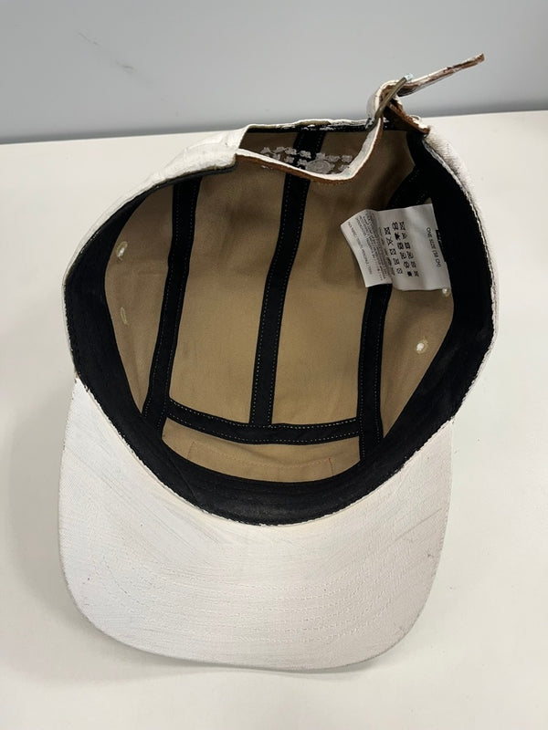 シュプリーム SUPREME ×MM6 Maison Margiela Painted Camp Cap MM6 メゾンマルジェラ ペイントキャンプキャップ 白 帽子 メンズ帽子 キャップ ホワイト 101hat-133