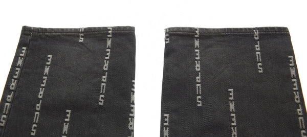 シュプリーム Supreme 20AW Logo Stripe Jacquard ロゴ ストライプ ジャガード デニム デニム ブラック 32 103MB-431