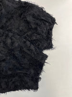 アトリエヌメロサンク Atelier N°5 Atelier N5 ノーカラーフェザージャケット 黒　 LDZ10A2107A0006 ジャケット ブラック フリーサイズ 101LT-237