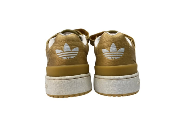 アディダス adidas 02年製 FORUM LO METAL 2 フォーラム ロー デッドストック バスケ シューズ 白 金 675066 メンズ靴 スニーカー ゴールド 27cm 104S-991