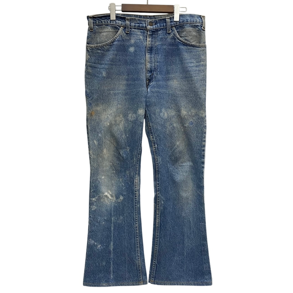 【曜日割引対象外】 リーバイス Levi's 70's 80's 646 フレア デニムパンツオレンジタブ 36×34 デニム ブルー 201MB-1115 VB