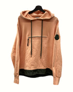 モンクレール MONCLER Horizontal Zip Hoodie ジップ フーディー パーカー ロゴパッチ スウェット 異素材 H10918G00019 809KR パーカ ロゴ オレンジ Mサイズ 104MT-1078