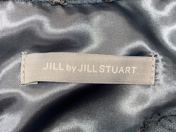 ジル バイ ジル スチュアート JILL by JILLSTUART ホロスコープ シシュウ チュール ドレス DRESS オケージョン パーティ ロング丈 星座 Wステッチ バックリボン ロゴ BLUE 青 125-4140001 ワンピース 刺繍 ブルー Sサイズ 104LT-169