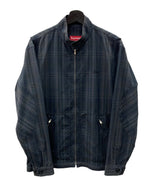 シュプリーム SUPREME OLD USA製 チェック スイングトップ ジップアップ ジャケット 紺 ジャケット チェック ネイビー Mサイズ 104MT-1728