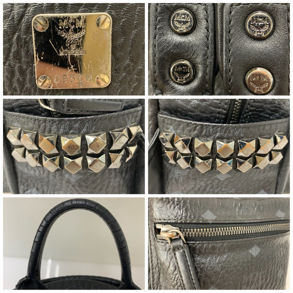 エムシーエム MCM スターク ミニリュック ヴィセトス柄 バッグ レディースバッグ バックパック・リュック ブラック Sサイズ 201goods-791