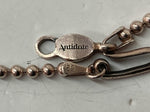 アンチドート Antidote ネックレス フック式 カットボール PX 銀 メンズジュエリー・アクセサリー ネックレス・ペンダント ロゴ シルバー 104A-14