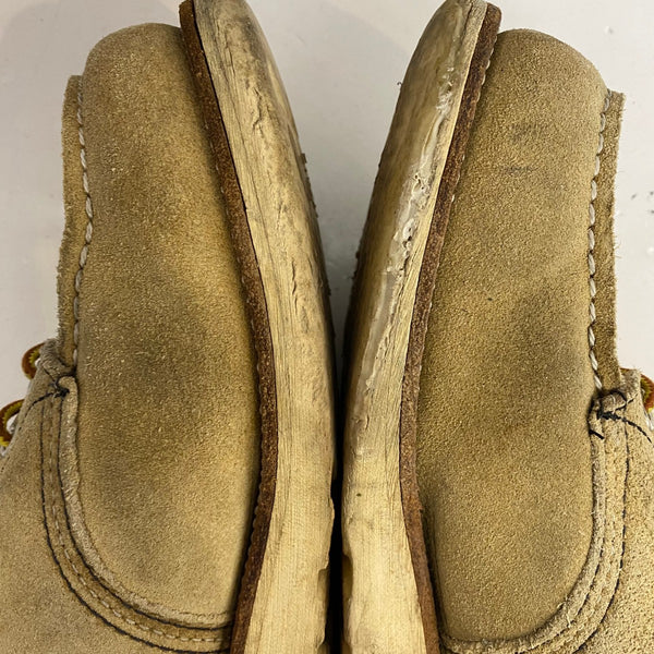 【曜日割引対象外】 レッドウィング RED WING 6inch Classic Moc スエード USA製 8173 メンズ靴 ブーツ ワーク ベージュ 25cmサイズ 201-shoes1563 VB