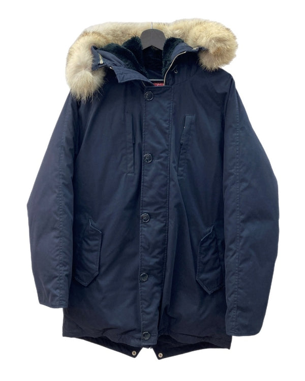 シュプリーム SUPREME OLD N-3B フライトジャケット ダウン ジャケット ファー取り外し可能 紺 ジャケット 無地 ネイビー Mサイズ 104MT-2023