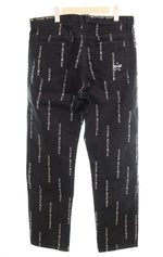 シュプリーム Supreme 20AW Logo Stripe Jacquard ロゴ ストライプ ジャガード デニム デニム ブラック 32 103MB-431