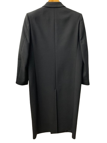 ハイク HYKE セミダブルチェスターコート コート ブラック 201LT-424