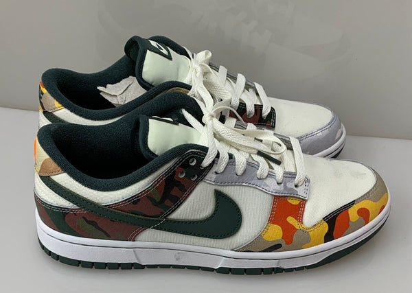 ナイキ NIKE ダンク ロー "セイルマルチカモ" Dunk Low "Sail Multi Camo" DH0957-100 メンズ靴 スニーカー ロゴ カーキ 201-shoes788