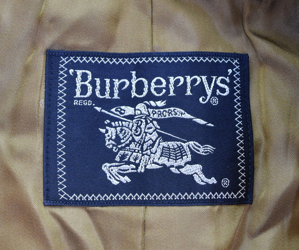 バーバリー Burberry 90s ウールバルマカーンコート 比翼仕立て 90's  ww050-867-43 コート ブラウン 103MT-3549