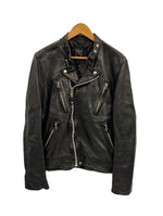 ショット SCHOTT DOUBLE BREST RIDERS JACKET ダブルブレストライダースジャケット 羊皮 本革 レザージャケット 黒 3181067 ジャケット ブラック Lサイズ 101MT-5272