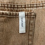 クヌースマーフ Knuth Marf bell bottom denim pants フレアパンツ スタッツ デニム ブラウン SSサイズ 201LB-111