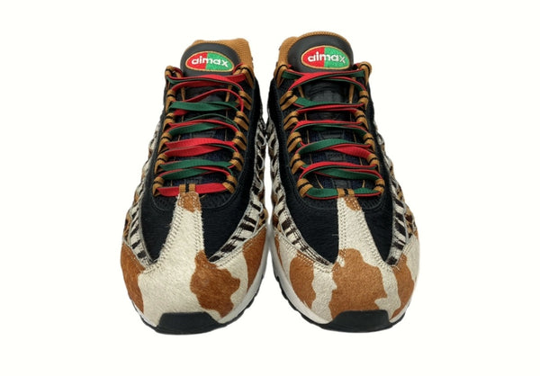 ナイキ NIKE 17年製 × ATMOS アトモス AIR MAX 95 DLX ANIMAL PACK 2.0 エア マックス アニマル パック シューズ AQ0929-200 メンズ靴 スニーカー マルチカラー 28cm 104S-692