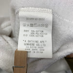 アベイシングエイプ A BATHING APE スウェット ホワイト XLサイズ 201MT-4819