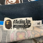 アベイシングエイプ A BATHING APE 半袖ポロシャツ ブラック XLサイズ 201MT-4428