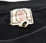 ア ベイシング エイプ A BATHING APE 00's FADE LOGO POCKET SWEAT ポケット 付き ラグラン スリーブ スウェット  スウェット ブラック Lサイズ 103MT-2989