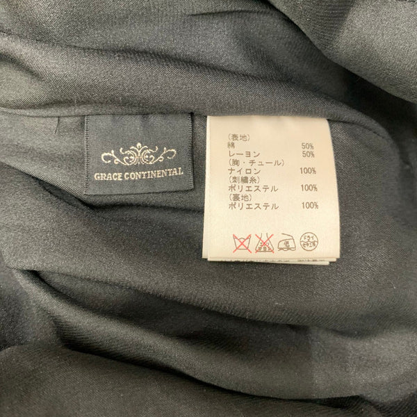 グレース コンチネンタル GRACE CONTINENTAL マキシワンピース リゾート ワンピース ブラック 201LT-421