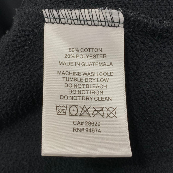 ステューシー STUSSY ジップパーカー BASIC STUSSY ZIP HOODIE パーカ ブラック XLサイズ 201MT-4093