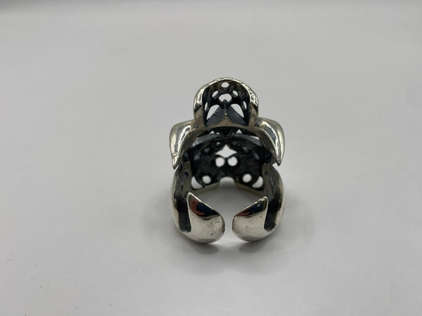 テンダーロイン TENDERLOIN T-SKULL RING SILVER ボルネオ スカル シルバー リング メンズ ジュエリー アクセサリー  601goods-40