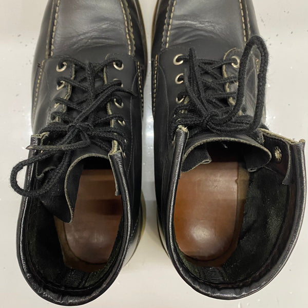 【曜日割引対象外】 レッドウィング RED WING 90's CLASSIC MOC アイリッシュセッター レースアップ 8179 メンズ靴 ブーツ ワーク ブラック 25.5cmサイズ 201-shoes1472 VB