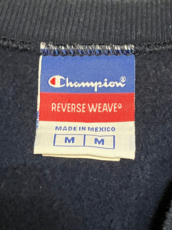 チャンピオン Champion 00s 00's リバースウィーブ REVERSE WEAVE YALE　BULLDOGS  イエール大学 カレッジ 刺繍 スウェット ネイビー Mサイズ 101MT-3108