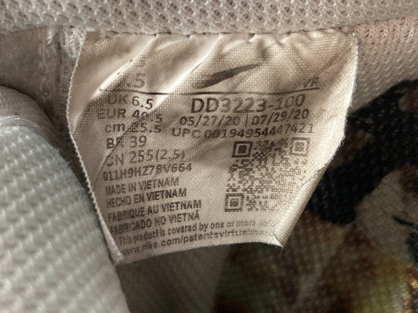 ナイキ NIKE 20年製 × PEACEMINUSONE ピースマイナスワン AIR FORCE 1 PARA-NOISE エア フォース パラノイズ AF1 シューズ 白 DD3223-100 メンズ靴 スニーカー ホワイト 25.5cm 104S-996