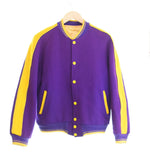 ヴィンテージ Vintage WOOL VARSITY JACKET ウール ヴァーシティ ジャケット スタジャン VERONA V.H.S ヴェローナ ジャケット パープル 103MT-2533