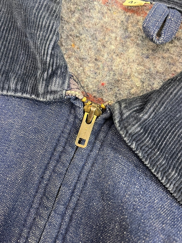 ラングラー Wrangler 70s 70's 70年代 デニムジャケット 裏地ブランケット VINTAGE ヴィンテージ 40 ジャケット ブルー 101MT-5101