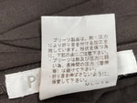 イッセイミヤケ ISSEY MIYAKE プリーツプリーズ PLEATS PLEASE ノースリーブ ミモレ丈 ミディ丈 シワプリーツ加工 バックリボン ウエストマーク 日本製 BROWN 茶色 PP93-PH975 ワンピース ブラウン SIZE3 104LT-165