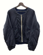 サスクワァッチファブリックス Sasquatchfabrix Oriental Reversible G-1 Jacket オリエンタル リバーシブル ジャケット アウター ノーカラー 紺 16AW-JKM-006 ジャケット 無地 ネイビー Sサイズ 104MT-859