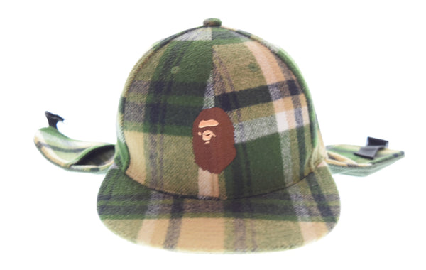 アベイシングエイプ A BATHING APE フライトキャップ 迷彩 カモフラ 001CPH801003M 帽子 メンズ帽子 その他 マルチカラー Mサイズ 103H-77