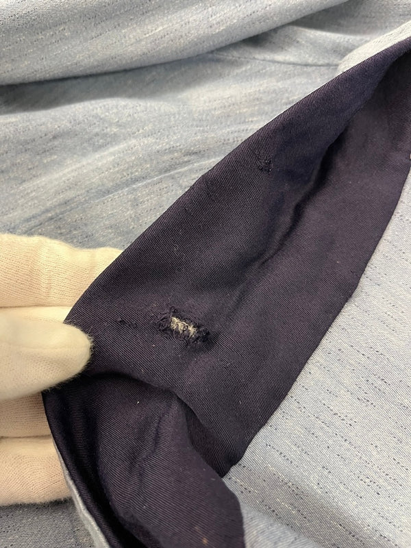 ヴィンテージ vintage 50s 50's 50年代 レーヨン ギャバジンジャケット 絣 かすり ギャバ SERVAL ZIPPER VINTAGE ヴィンテージ 青 ジャケット ブルー 101MT-5198