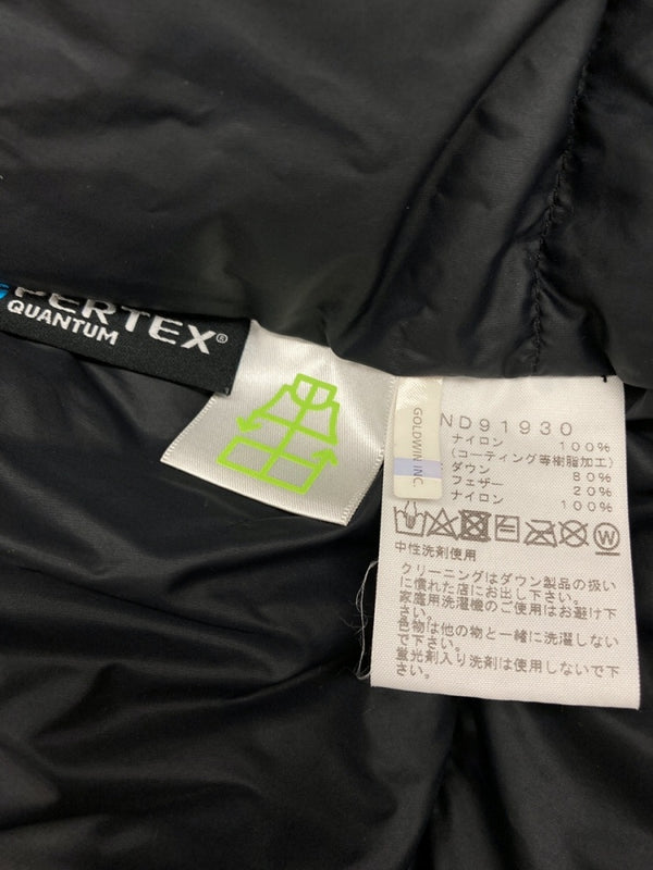 ザノースフェイス THE NORTH FACE MOUNTAIN DOWN JACKET マウンテン ダウン ジャケット GORE-TEX アウター アウトドア 紺 黒 ND91930 ジャケット ロゴ ネイビー Mサイズ 104MT-871