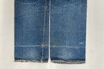 リーバイス Levi's 501XX 60s 60年代 ギャラなし 紙パッチ Vintage ヴィンテージ ジーンズ デニムパンツ ジーパン ボタン裏W 赤耳 青 無地 デニム ブルー W34 L35 104MB-178